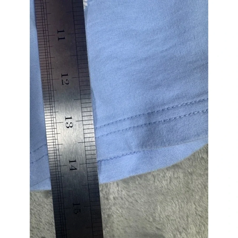 Arjen Kroos Shorts Mens S Light Blue Cotton Lounge Gym Drawstring AK Logo - Picture 5 of 10